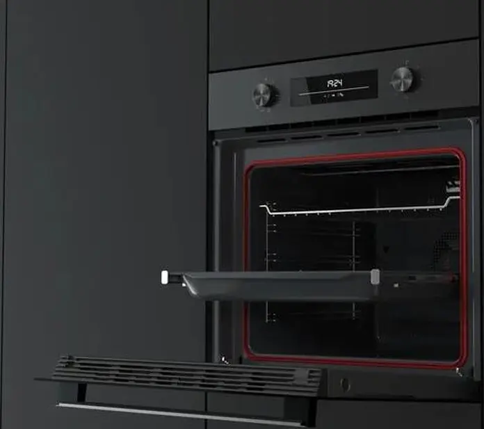 Teka HSB 6350 FBK NEO Multifunction Built-in Oven, 70L Capacity, 8 Functions, 10 Auto Programs, Hydroclean PRO, Energy Class A+, Full Black