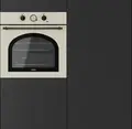 Cuptor Built-in Multifunctional Teka HRB 6300 VN Country Style, Capacitate 70L, Vanilla Rustic, 9 Functii, Hydroclean PRO, Clasa Energetica A