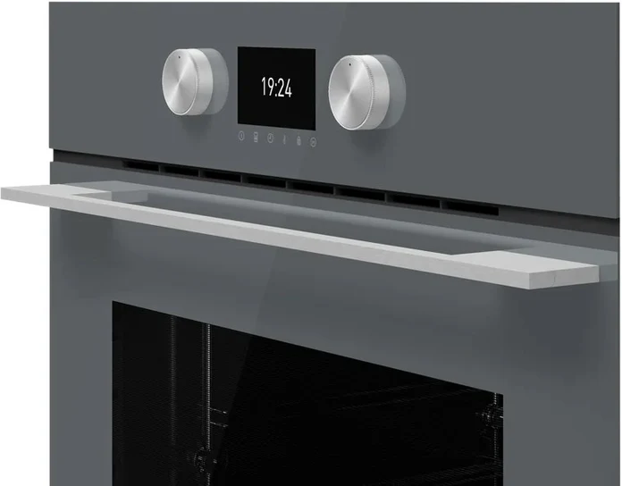 Teka HLB 8600 ST Urban Colors Multifunctional Built-in Oven, Stone Grey Glass, 70L Capacity, A+ Energy Class, 12 Cooking Functions, Hydroclean PRO