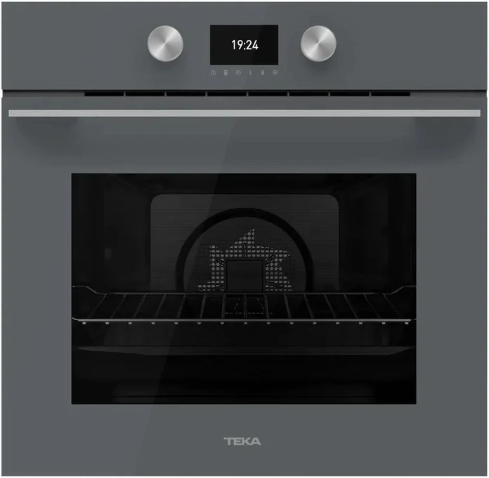 Teka HLB 8600 ST Urban Colors Multifunctional Built-in Oven, Stone Grey Glass, 70L Capacity, A+ Energy Class, 12 Cooking Functions, Hydroclean PRO