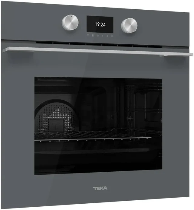 Teka HLB 8600 ST Urban Colors Multifunctional Built-in Oven, Stone Grey Glass, 70L Capacity, A+ Energy Class, 12 Cooking Functions, Hydroclean PRO