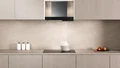 Teka GFI 67350 EOS IX Fully Integrated Kitchen Hood, Stainless Steel and Black Glass, 592mm, Touch Control, ECO Power Motor, 3 Speeds + Turbo