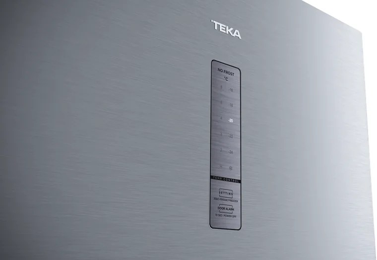 Teka RSF 75640 SS Free-standing Upright Freezer, Full No Frost, 273L Capacity, 4 Stars, Inox Stainless Steel, Touch Control, 185cm Height