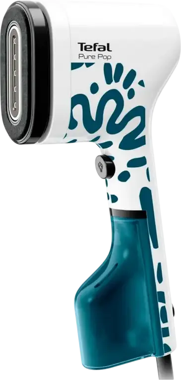 Tefal Pure Pop DT2040E1 Steamer Vertical de Mana, 1300W, Flux Abur 20g/min, Incalzire in 15s, Set de 4 piese cu 2 Rezervoare de Apa si Geanta Calatorie