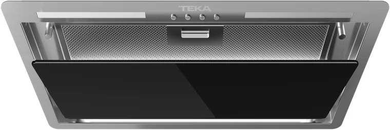 Hota Incorporabila Teka GFL 57651 EOS BK, 50 cm, Inox si Cristal Negru, Extractie Perimetrala, 735 m3/h, 3+1 Viteze, Clasa Energetica A+