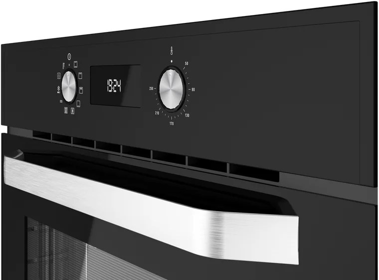 Teka HCB 6535 BK Multifunctional Built-in Oven, 70L Capacity, 8 Cooking Functions, HydroClean Self-Cleaning, Touch Control, A+ Energy Class, Black