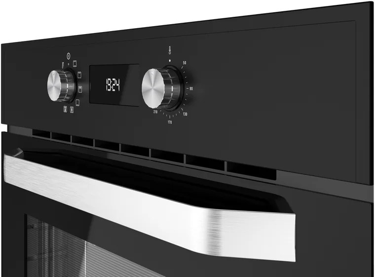Teka HCB 6535 BK Multifunctional Built-in Oven, 70L Capacity, 8 Cooking Functions, HydroClean Self-Cleaning, Touch Control, A+ Energy Class, Black