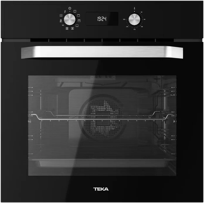 Teka HCB 6535 BK Multifunctional Built-in Oven, 70L Capacity, 8 Cooking Functions, HydroClean Self-Cleaning, Touch Control, A+ Energy Class, Black
