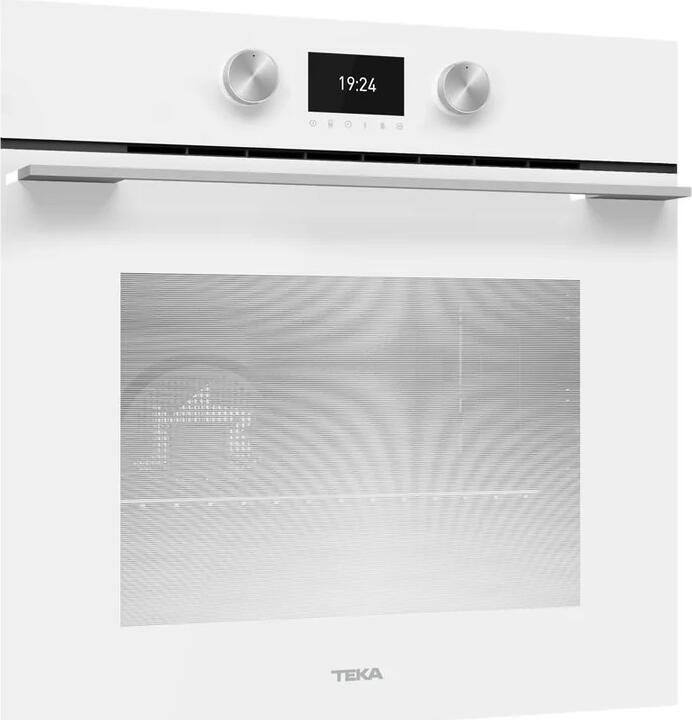Teka HLB 8600 WH Urban Colours Multifunction Built-in Oven, White, 70L Capacity, A+ Energy Class, 12 Cooking Functions, Hydroclean PRO, SoftClose