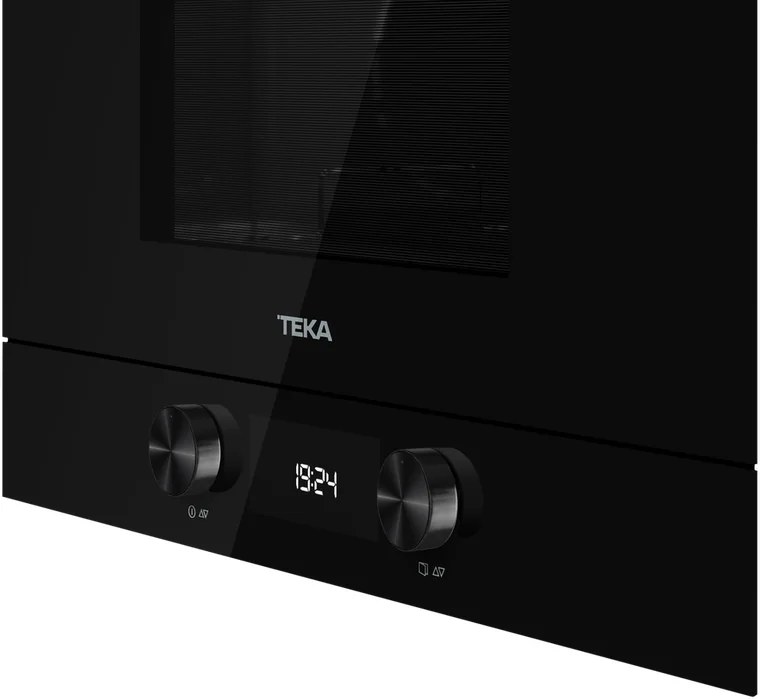 Cuptor cu microunde incorporabil Teka ML 8220 BIS L FBK FullBlack cu Grill, Capacitate 22L, Putere 850W, Grill Pliabil 1200W, Interior din Inox