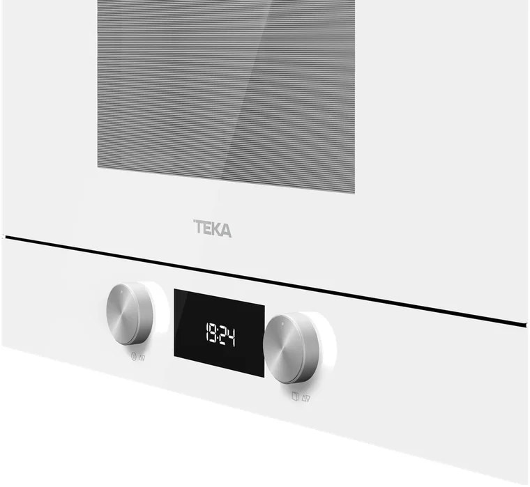 Teka ML 8220 BIS L Built-in Microwave Oven with Grill, 22L Capacity, Ceramic Base, Stainless Steel Interior, White, Urban Colours Collection