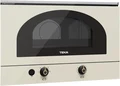 Cuptor cu microunde incorporabil Teka MWR 22 BI, Capacitate 22L, Putere 850W, Interior din Inox, Baza Ceramic cu Grill, Culoare Vanilla, Stil Country