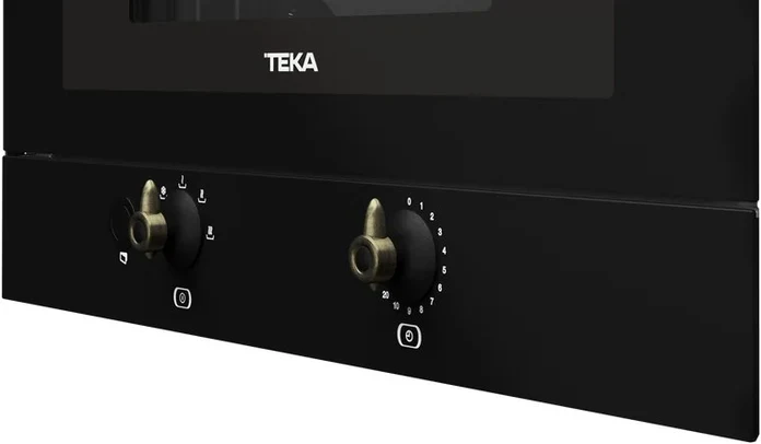 Встраиваемый компактный микроволновый печь Teka MWR 22 BI AT, объем 22 л, мощность 850 Вт, интерьер из нержавеющей стали, керамическое дно, цвет антрацит