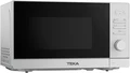 Cuptor cu microunde Teka MWE FS20 G cu Grill, freestanding, Capacitate 20L, Putere Microunde 700W, Grill Quartz 1000W, Alb, Control Electronic, Blocare Copii