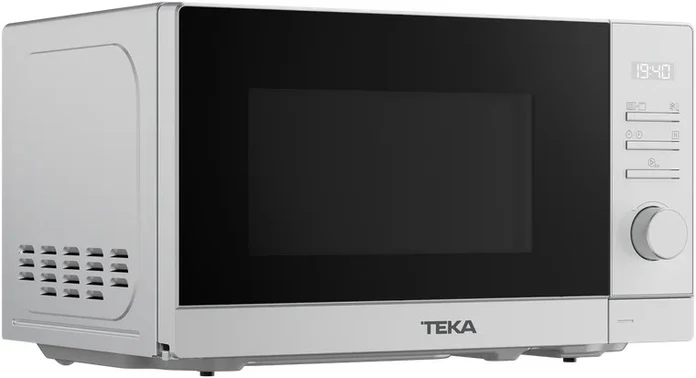 Cuptor cu microunde Teka MWE FS20 G cu Grill, freestanding, Capacitate 20L, Putere Microunde 700W, Grill Quartz 1000W, Alb, Control Electronic, Blocare Copii