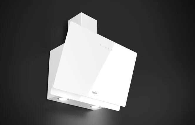 Декоративная вытяжка для камина Teka DVN 64030 BK, белый, периметральная экстракция, сенсорное управление, ширина 598 мм, 2 мотора