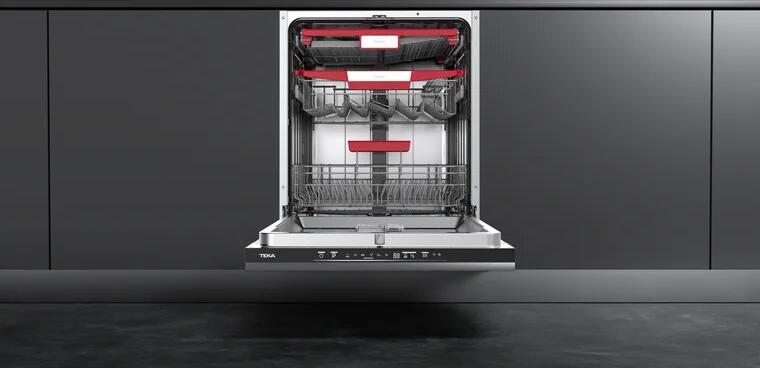 Teka DFI 46760 Fully Built-in Dishwasher, 60 cm, 14 Place Settings, 6 Programs, Premium Dry Automatic Door Opening, Aqua Stop, Energy Class D
