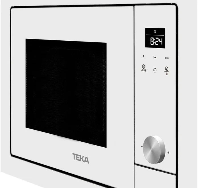 Teka ML 8200 BIS Built-in Microwave with Grill, Urban Colours, 1200W, 18L Capacity, Stainless Steel Interior, Touch Control with TFT Display, White