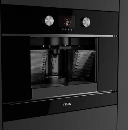 Teka CLC 8350 MC Urban Colors Built-in Automatic Espresso Machine, Capsules and Ground Coffee, 19 Bar, TFT Display, Black, Set of 5 Capsule Adapters