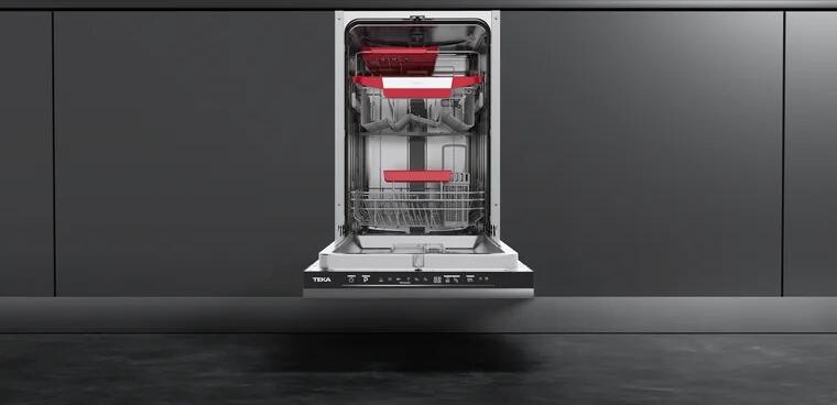 Teka DFI 44800 Fully Integrated Dishwasher, 45 cm Width, 10 Place Settings, 6 Programs, AquaStop, Electronic LED Display, Energy Class E