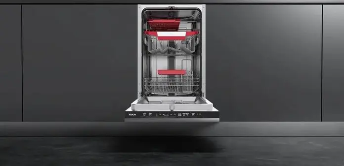 Teka DFI 44800 Fully Integrated Dishwasher, 45 cm Width, 10 Place Settings, 6 Programs, AquaStop, Electronic LED Display, Energy Class E