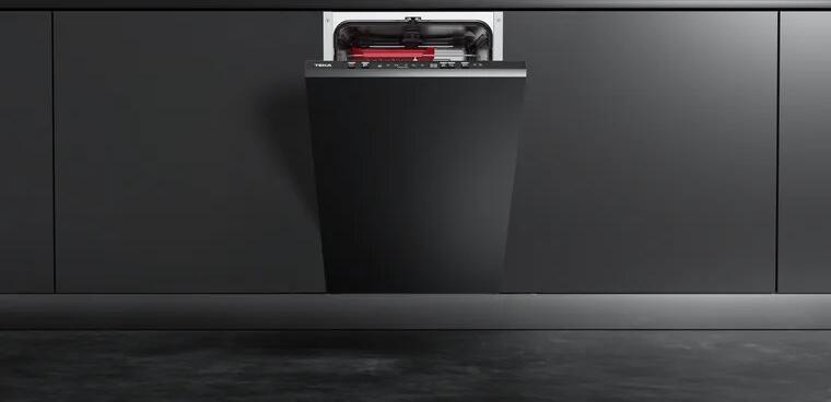 Teka DFI 44800 Fully Integrated Dishwasher, 45 cm Width, 10 Place Settings, 6 Programs, AquaStop, Electronic LED Display, Energy Class E
