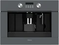 Teka CLC 855 GM Built-in Coffee Maker, Silver, with Automatic Programs for Coffee, Tea, and Steam, Dual Spout for Two Cups Simultaneous Brewing