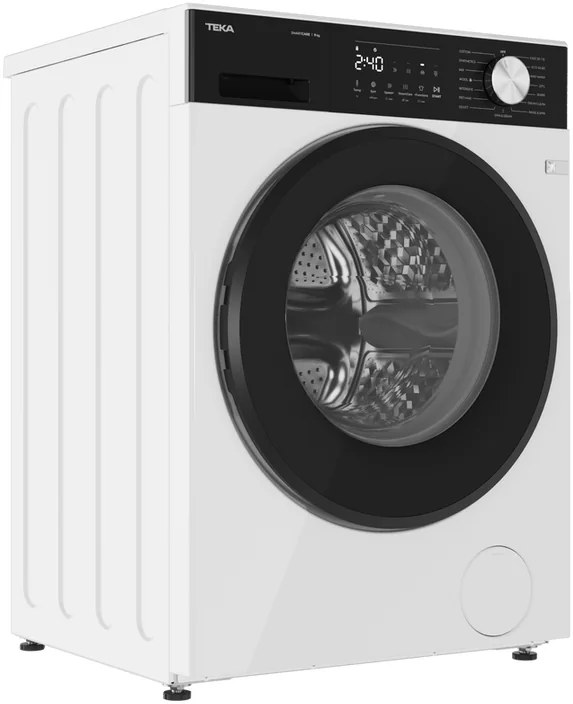Masina de spalat rufe cu incarcare frontala Teka WM 20941 W EU, Capacitate 9 kg, 1400 rpm, Motor BLDC Inverter, 15 Programe, SteamCare, SmartWash, Alb