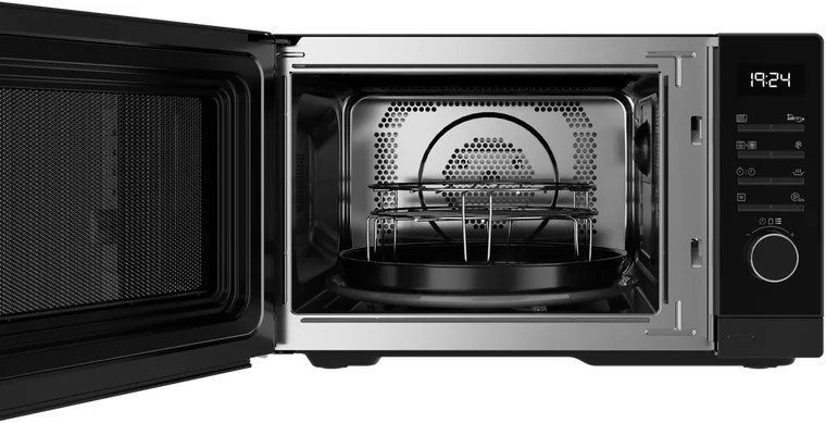 Teka HMWE FS23 GC BK Free-standing Microwave with Grill and AirFry, 23L Capacity, Convection, 900W Microwave, 1000W Grill, Digital Display, Black