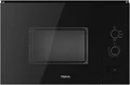 Встраиваемый микроволновый печь Teka ML 820 FI BK с кварцевым грилем, объем 20 л, мощность 1250 Вт, камера из нержавеющей стали, черный