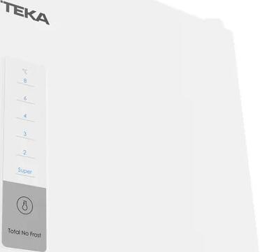 Combină frigorifică Teka NFL 345 C freestanding, Full No Frost, Capacitate netă 302L, Compartiment VitalCare, Display Electronic, Albă, Înălțime 1880mm