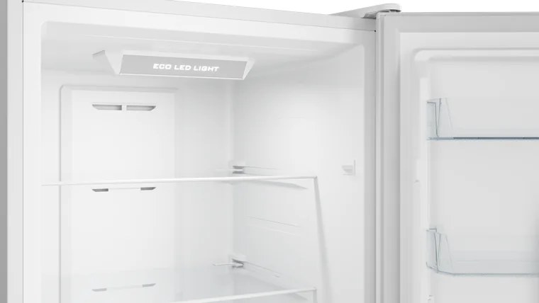 Combină frigorifică Teka NFL 345 C freestanding, Full No Frost, Capacitate netă 302L, Compartiment VitalCare, Display Electronic, Albă, Înălțime 1880mm