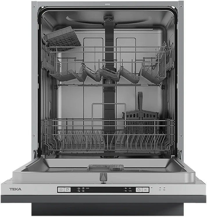 Teka DFI 46650 Fully Integrated Built-in Dishwasher, 60 cm, 12 Place Settings, Inverter Motor, 5 Programs, Energy Class E, SlidingDoor System