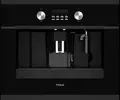Teka CLC 855 GM Built-in Coffee Maker, Black, with Automatic Programs for Coffee, Tea, and Steam, Dual Spout for Two Cups Simultaneous Brewing