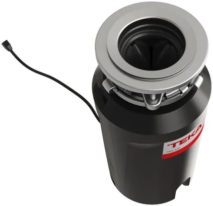Triturator de reziduurile alimentare Teka TRS 520, Motor 370W 0.5HP, Camera de macinare din otel inoxidabil 857ml, Tratament antimicrobial, Montare Quick Click