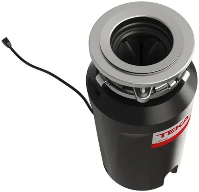 Triturator de reziduurile alimentare Teka TRS 520, Motor 370W 0.5HP, Camera de macinare din otel inoxidabil 857ml, Tratament antimicrobial, Montare Quick Click