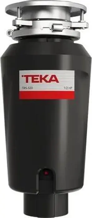 Triturator de reziduurile alimentare Teka TRS 520, Motor 370W 0.5HP, Camera de macinare din otel inoxidabil 857ml, Tratament antimicrobial, Montare Quick Click