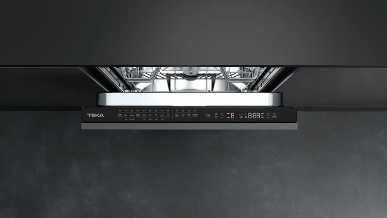 Teka Maestro DFI 74960 Fully Built-in Dishwasher, 45 cm Width, 10 Place Settings, 9 Programs, LCD Display, Premium Drying, Aquastop, Energy Class C