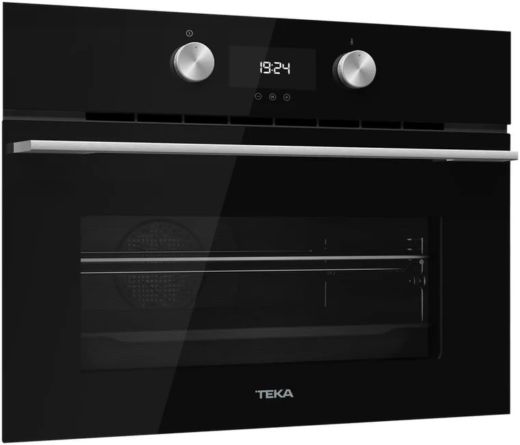 Teka HLC 8440 C BK Urban Colors Compact Multifunctional Combi-Microwave Oven, 40L, 11 Functions, HydroClean ECO, Stainless Steel, 455x595x559 mm