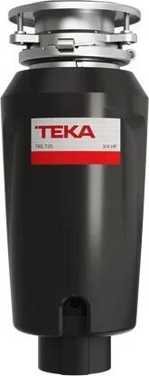 Измельчитель пищевых отходов Teka TRS 720, 550 Вт 3/4 HP, измельчающая камера из нержавеющей стали, объем 857 мл, шумоподавление, антимикробное покрытие