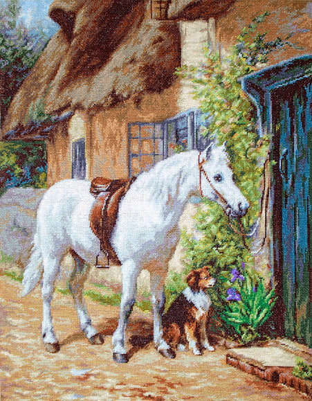 • Dimensiune: 24x30 cm Culori: 50 Pânză: Pointstitch canvas 25 ct. "Zweigart" Ață: muline "Anchor" • Premium quality • Set de Brodat Goblen Luca-S Set de Brodat Goblen Luca-S - La cabană, G572