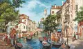 Набор для вышивания Luca-S Străzile din San Polo G589, канва Zweigart 25 ct, нити Anchor мулине, 39x23 см, 57 цветов
