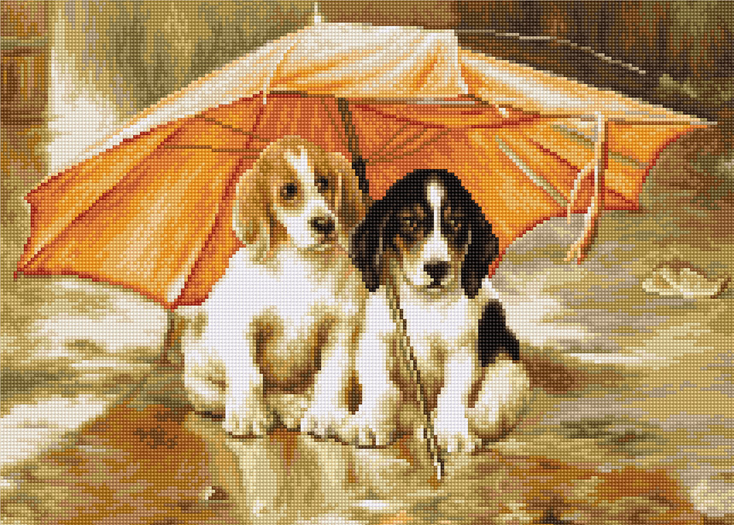 • Dimensiune: 21.5x15.5 cm Culori: 34 Pânză: Pointstitch canvas "Zweigart" Ață: muline "Anchor" • Premium quality • Set de Brodat Goblen Luca-S Set de Brodat Goblen Luca-S- Sub umbrelă, G550