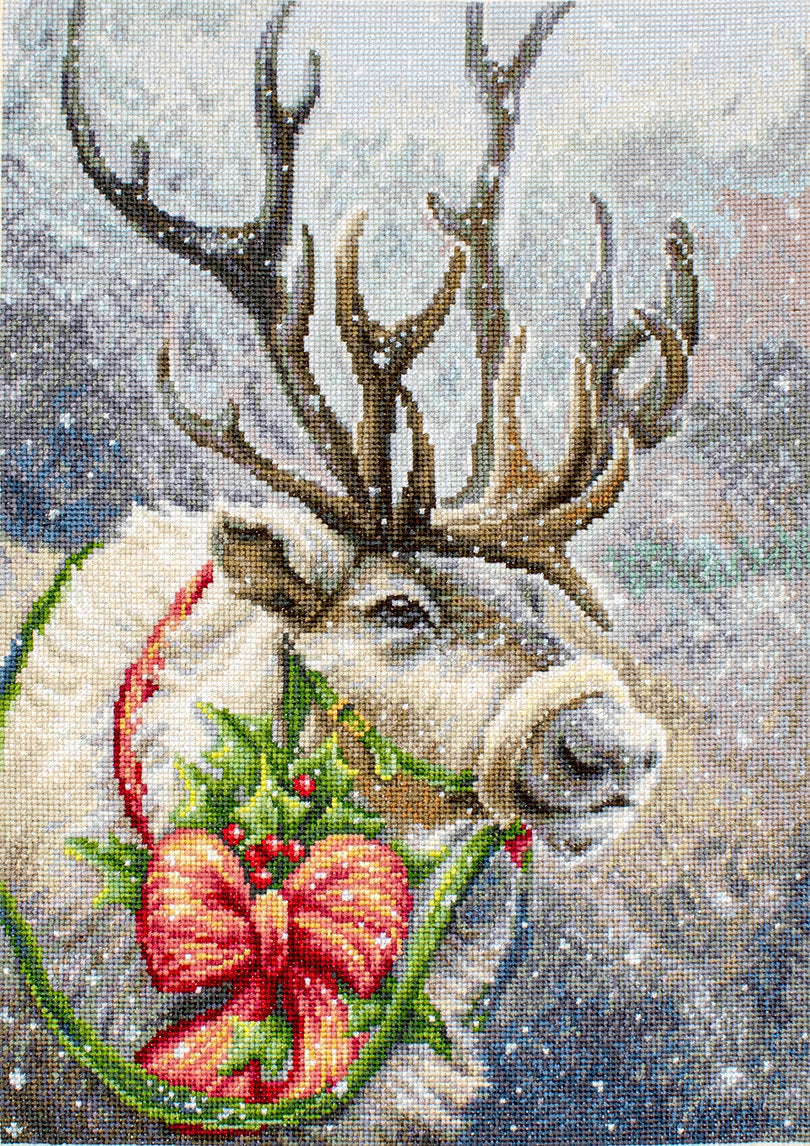 Dimensiune: 15x22 cm Culori: 53 Pânză: Pointstitch canvas 25 ct. "Zweigart" Ață: muline "Anchor" Seturi de Brodat Goblen Luca-S Seturi de Brodat Goblen Luca-S - Cerb, G598