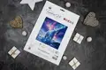 Luca-S G712 The Northern Lights Cross Stitch Kit, 16x16 cm, 54 Colors, Zweigart 25 ct Fabric, 100% Cotton Thread, Includes 2 Needles