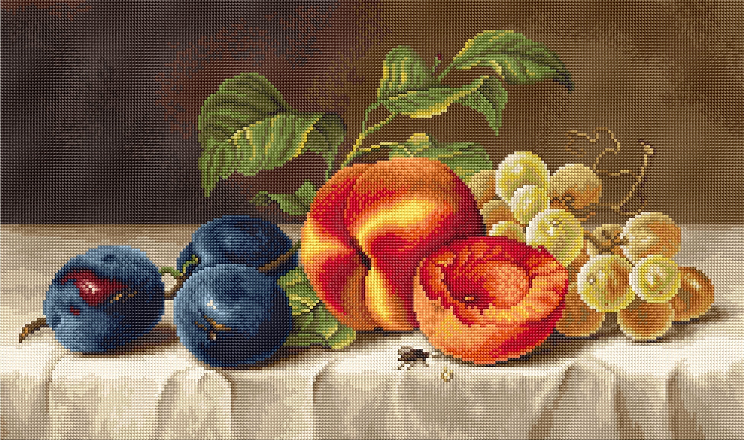 <div class="infoProd"> Dimensiune: 24.5x14.5 cm Culori: 57 Pânză: Pointstitch canvas 25 ct. "Zweigart" Ață: muline "Anchor" Seturi de Brodat Goblen Luca-S </div> <div class="buy"> <div class="add"> </div> </div> Seturi de Brodat Goblen Luca-S - Natură Statică, G592