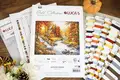 Набор для вышивания Luca-S G736 Autumn Haven, Gold Collection, канва Zweigart 25ct, 29.5 x 22 см, 67 цветов, нити 100% хлопок