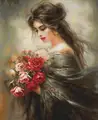Kit Broderie Luca-S GOLD B703 Frumusețe Senină, Pânză Zweigart Aida 16 ct, Dimensiuni Finalizate 29 x 35 cm, 70 Culori, Ață de Bumbac