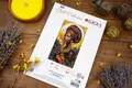 Luca-S B720 Queen of the Sunlit Continent Cross Stitch Kit, GOLD Collection, Zweigart Aida 16ct Fabric, 29x48 cm, 62 Colors, 100% Cotton Thread
