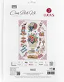 Kit Broderie Luca-S B7041 Beauty, Material Zweigart Aida 18 ct, Dimensiune Finală 24 x 33 cm, 48 Culori, Ață 100% Bumbac